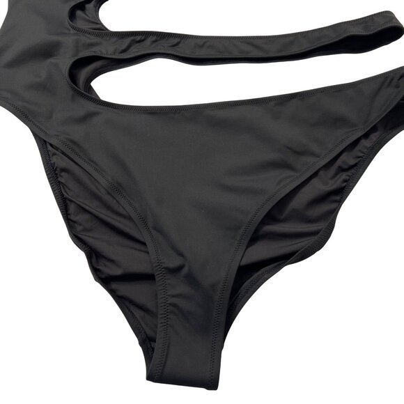 SKIMS Swim One Shoulder Monokini Onyx 4X - Picture 6 of 12